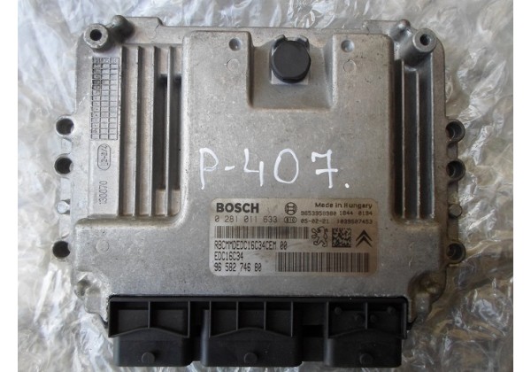 комп'ютер,блок управління двигуном Peugeot 407,1.6hdi,9658274680